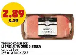 PENNY Tomino con speck LE SPECIALITÀ CUOR DI TERRA offerta