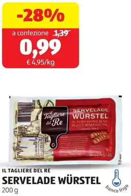 ALDI Il tagliere del re servelade würstel offerta