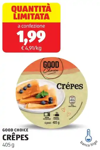 ALDI Good choice crêpes offerta