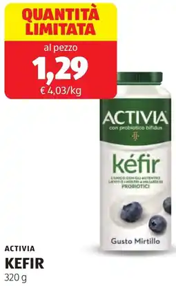 ALDI Activia kefir offerta
