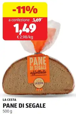 ALDI La cesta pane di segale offerta