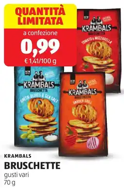ALDI Krambals bruschetta offerta