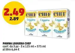 PENNY Panna leggera CHEF offerta