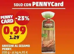 PENNY Grissini al sesamo PENNY offerta