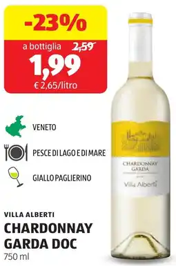 ALDI Villa alberti chardonnay garda doc offerta