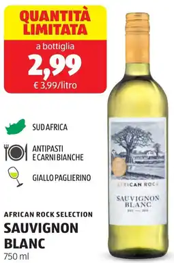 ALDI African rock selection sauvignon blanc offerta