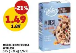 PENNY Muesli con frutta WELLESS offerta