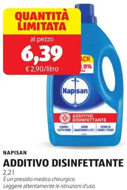 ALDI Napisan additivo disinfettante offerta