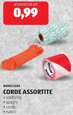 ALDI Workzone corde offerta