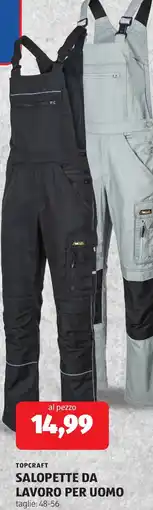 ALDI Topcraft salopette da lavoro per uomo offerta