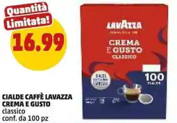 PENNY Cialde caffè lavazza crema e gusto classico offerta