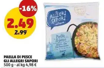 Paella di pesce GLI ALLEGRI SAPORI