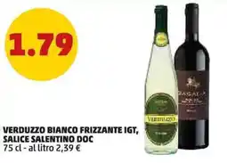 PENNY Verduzzo bianco frizzante igt, salice salentino doc offerta