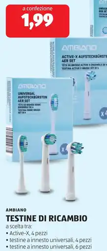 ALDI Ambiand testine di ricambio offerta