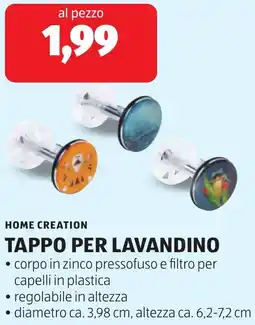 ALDI Home creation tappo per lavandino offerta