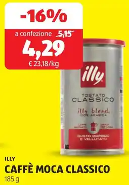 ALDI Illy caffè moca classico offerta