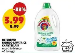 PENNY Detersivo liquido lavatrice chanteclair muschio bianco offerta