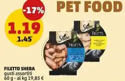 PENNY Filetto SHEBA offerta