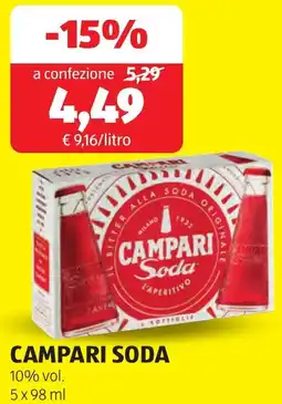 ALDI Campari soda offerta