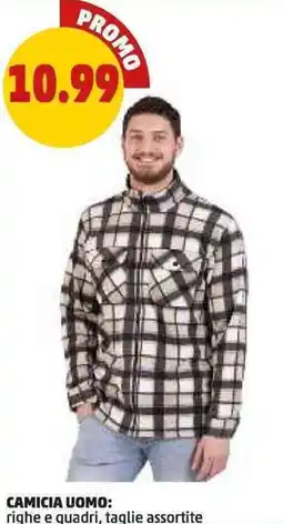 PENNY Camicia uomo, righe e quadri offerta