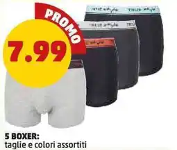 PENNY 5 boxer offerta