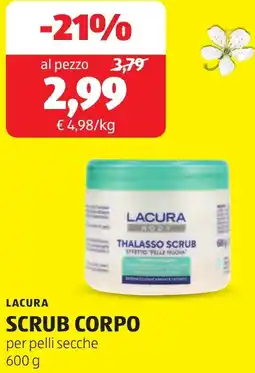 ALDI Lacura scrub corpo offerta