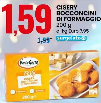 Eurospin VariaGusto Cisery bocconcini di formaggio offerta