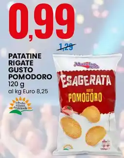 Eurospin Patatine rigate gusto pomodoro Mambo Kids offerta
