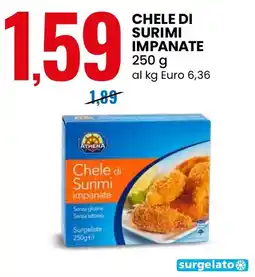 Eurospin Chele di surimi impanate ATHENA offerta