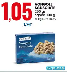 Eurospin Vongole sgusciate ORDINA offerta