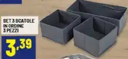 Risparmio Casa Set 3 scatole in ordine offerta