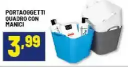 Risparmio Casa Portaoggetti quadro con manici offerta