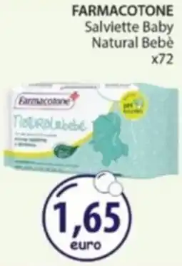 Acqua & Sapone FARMACOTONE Salviette Baby Natural Bebè offerta