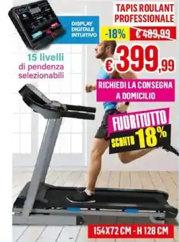 Satur Tapis roulant professionale offerta