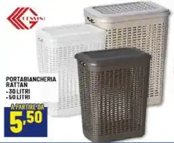 Risparmio Casa Portabiancheria rattan offerta