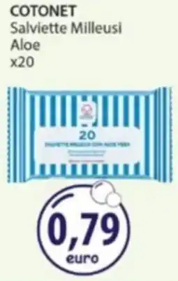 Acqua & Sapone COTONET Salviette Milleusi Aloe offerta