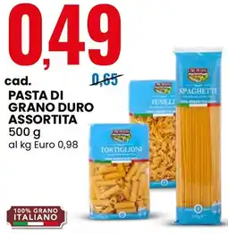 Eurospin Pasta di grano duro TRE MULINI offerta