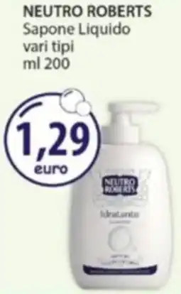 Acqua & Sapone NEUTRO ROBERTS Sapone Liquido offerta