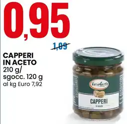 Eurospin Capperi in aceto VariaGusto offerta