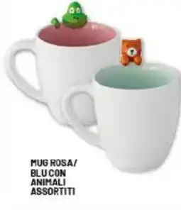 Risparmio Casa Mug rosa/ blucon animali offerta