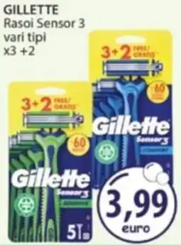 Acqua & Sapone GILLETTE Rasoi Sensor 3 offerta
