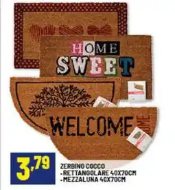 Risparmio Casa Zerbino cocco, rettangolare, mezzaluna offerta