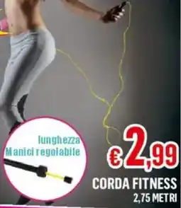 Satur Corda fitness 2,75 metri offerta