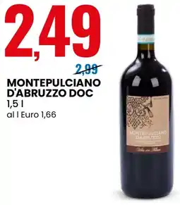 Eurospin Montepulciano d'abruzzo DOC offerta