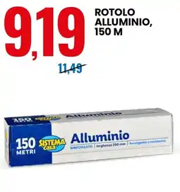 Eurospin Rotolo alluminio, 150 M offerta