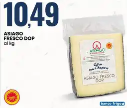 Eurospin Asiago fresco DOP offerta