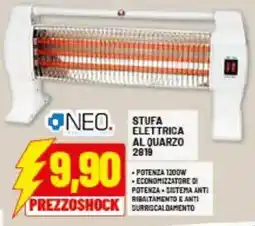 Risparmio Casa STUFA ELETTRICA AL QUARZO 2819 offerta
