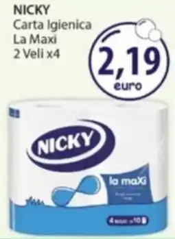 Acqua & Sapone NICKY Carta Igienica La Maxi offerta