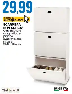 Eurospin Scarpiera in plastica offerta