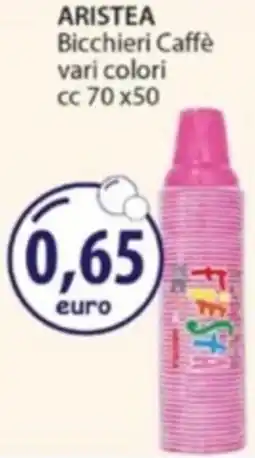 Acqua & Sapone ARISTEA Bicchieri Caffè offerta